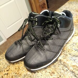 Riddell Generator Mid Lace Up Football Cleat Men's Size 13 Black Gray LD21567